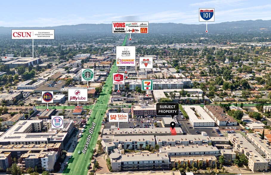 9545 Reseda Blvd, Northridge, CA à louer - Photo de l’immeuble – Image 2 sur 2