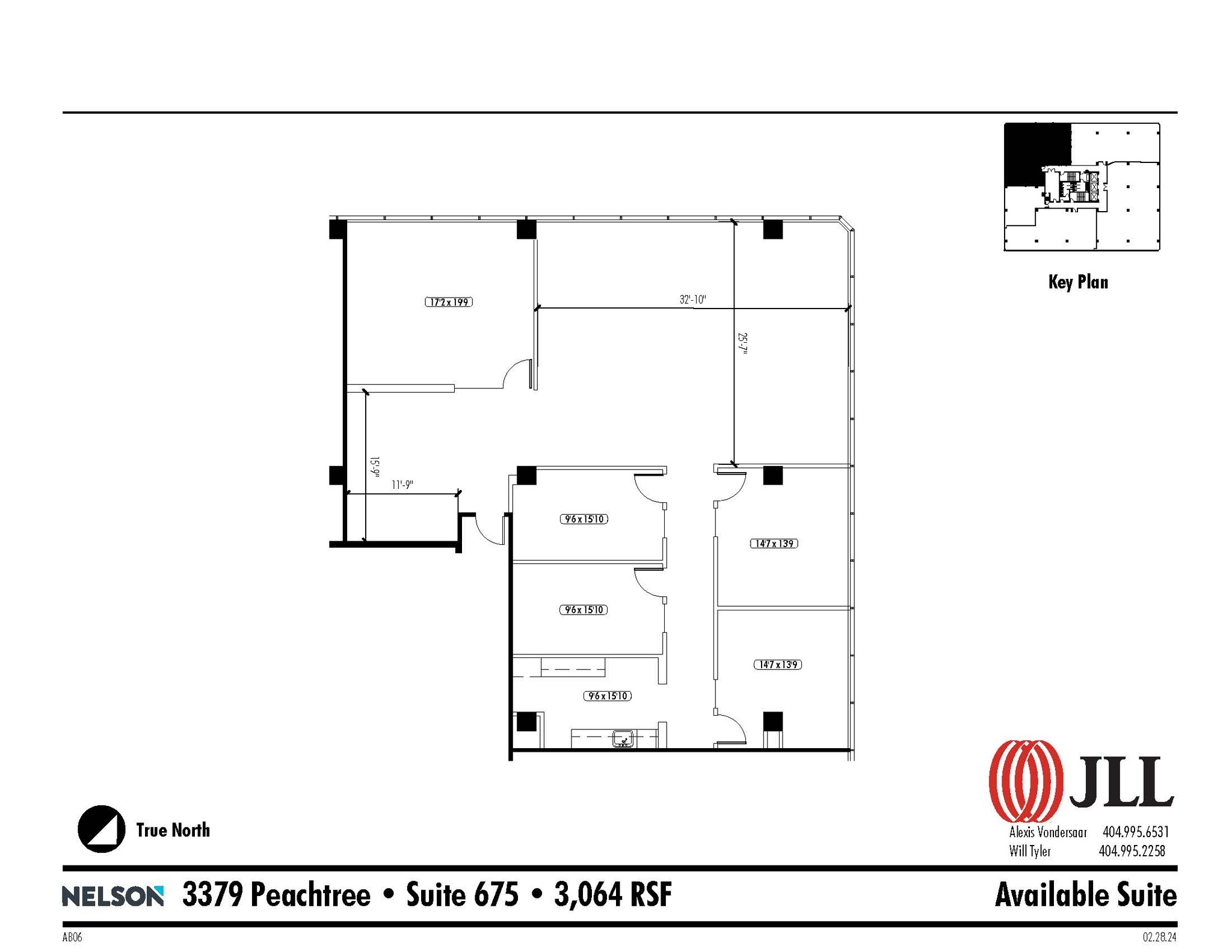 3379 Peachtree Rd NE, Atlanta, GA à louer Plan d’étage– Image 1 sur 6