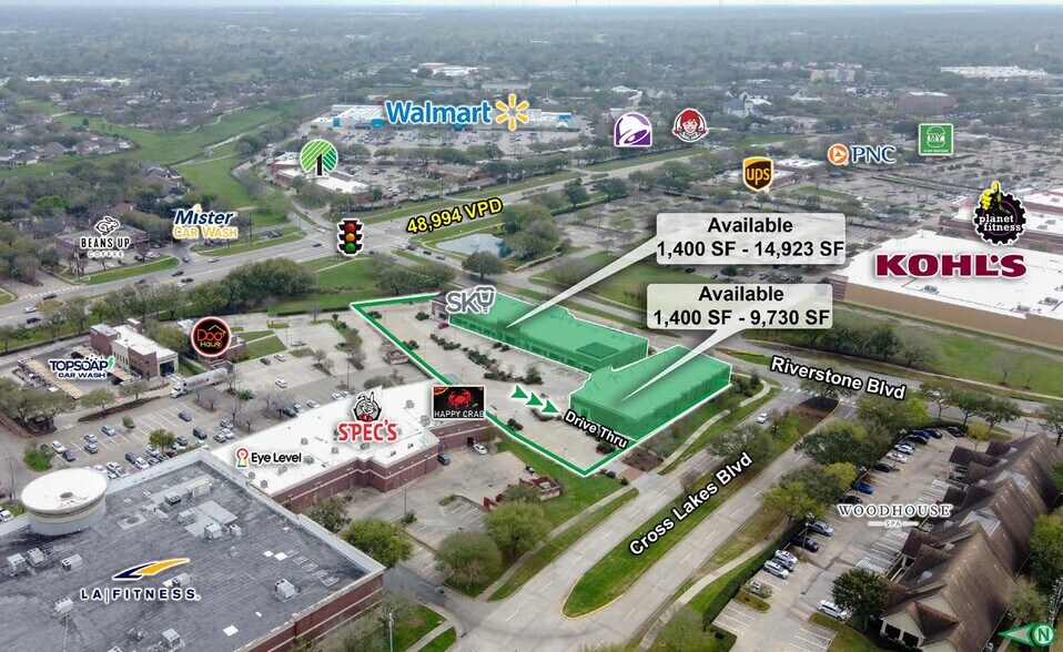 5422 Riverstone Blvd, Missouri City, TX à louer - Aérien – Image 2 sur 7