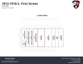 1906 S 1st St, Garland, TX à louer Plan de site– Image 1 sur 1
