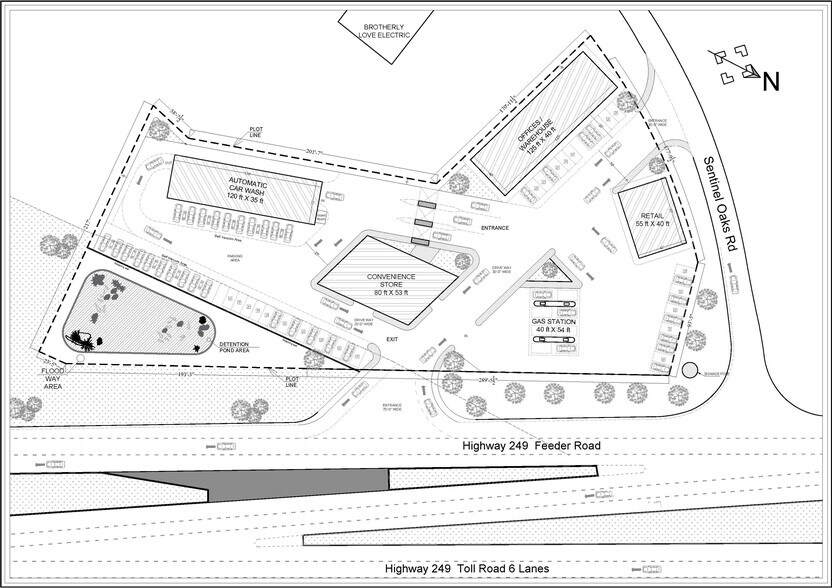 115 Sentinel Oaks, Pinehurst, TX à vendre - Plan de site – Image 2 sur 4