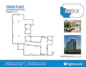 1511 N Westshore Blvd, Tampa, FL à louer Plan d’étage– Image 1 sur 1