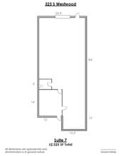 325 S Westwood St, Mesa, AZ à louer Plan d’étage– Image 1 sur 1