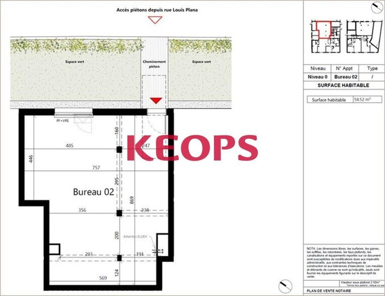 147 Rue Louis Plana, Toulouse à vendre - Plan d’étage – Image 3 sur 6