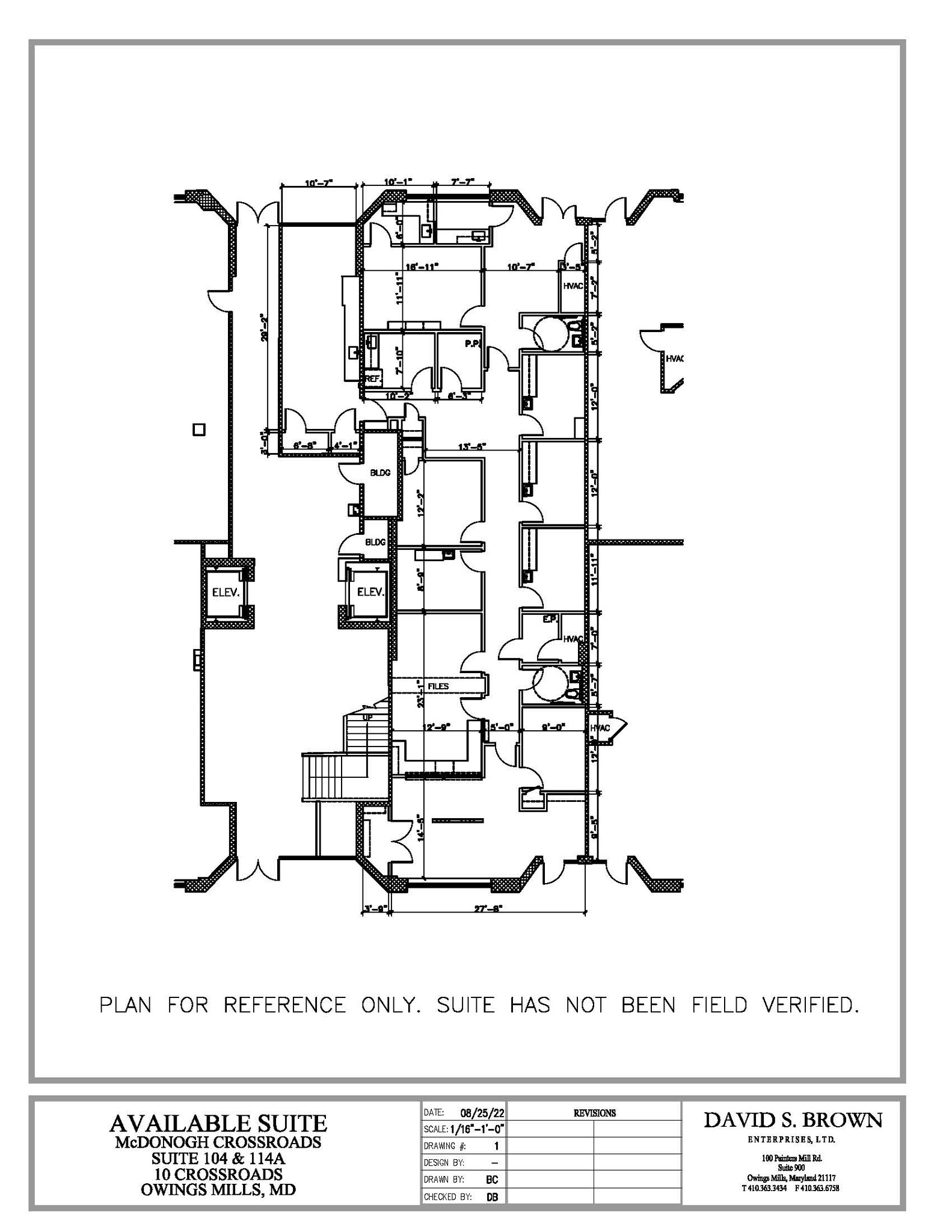 10 Crossroads Dr, Owings Mills, MD à louer Plan d’étage– Image 1 sur 1