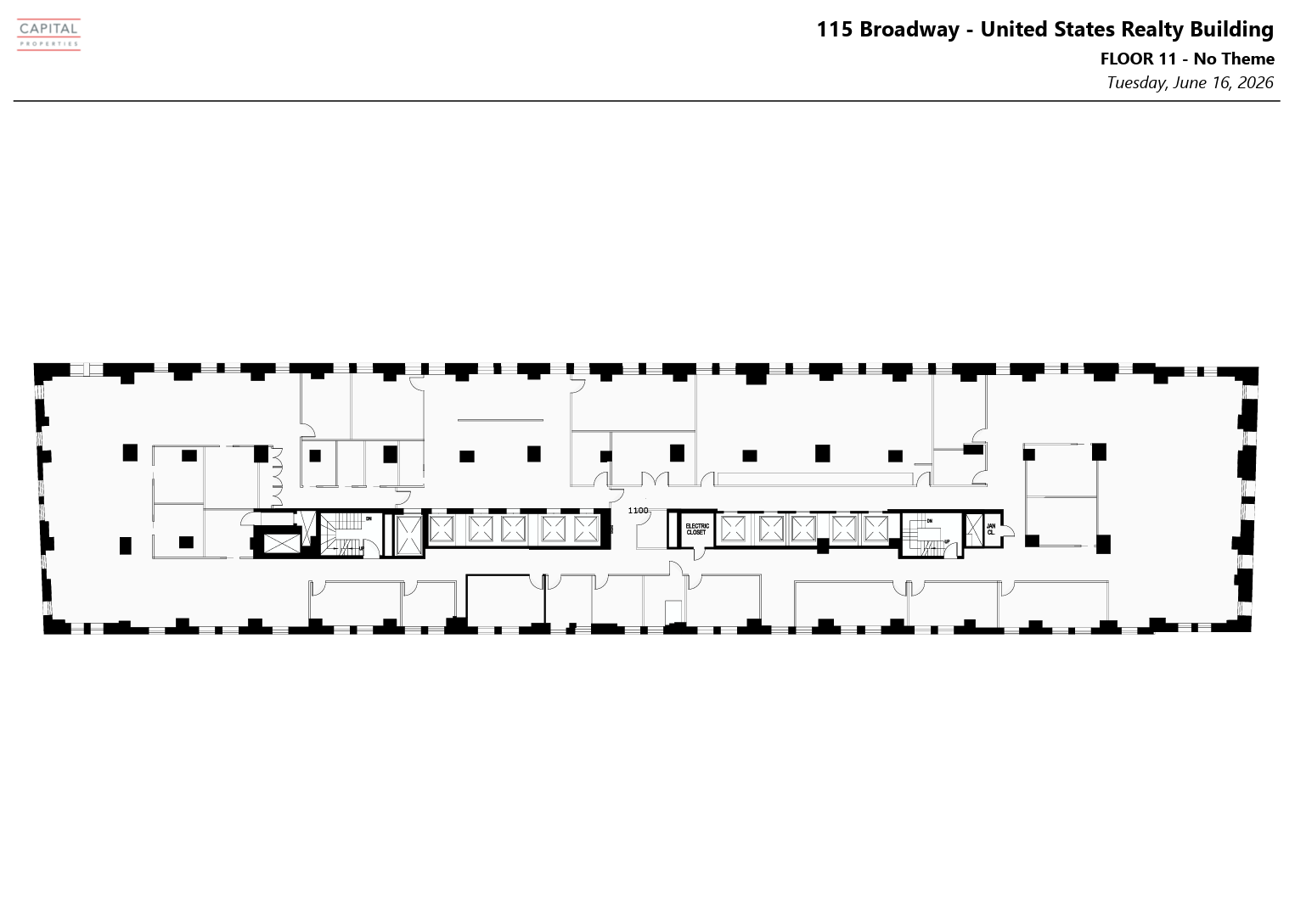 111 Broadway, New York, NY à louer Plan d’étage– Image 1 sur 1