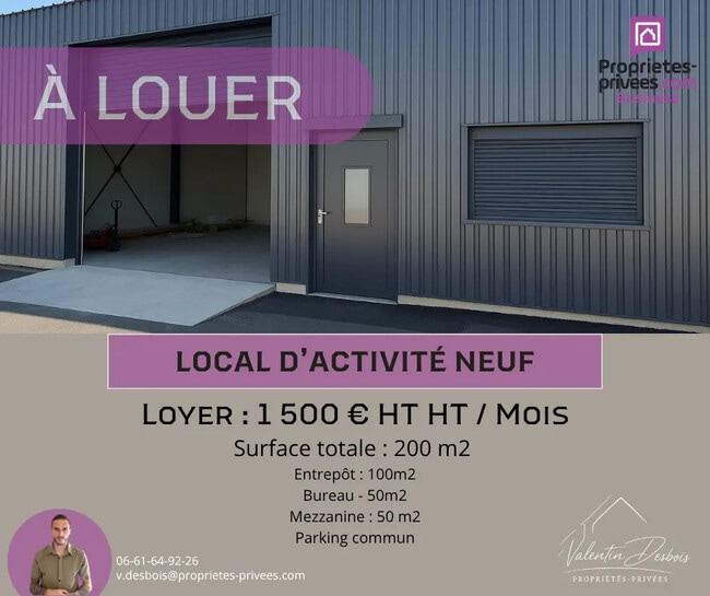 Plus de détails pour Local d'activités à louer