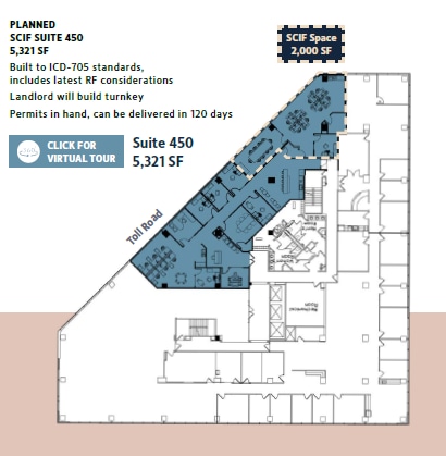 1900 Campus Commons Dr, Reston, VA à louer Plan d’étage– Image 1 sur 1