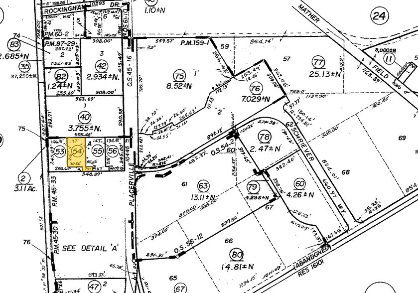 10453 Old Placerville Rd, Sacramento, CA à louer - Plan cadastral – Image 3 sur 7