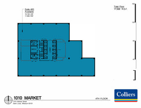 1010 Market St, Saint Louis, MO à louer Plan d’étage– Image 1 sur 1
