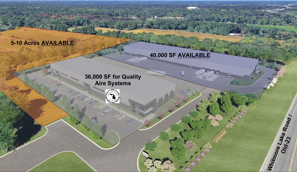 Whitmore Lake Rd, Green Oak Township, MI à vendre - Photo principale – Image 2 sur 5
