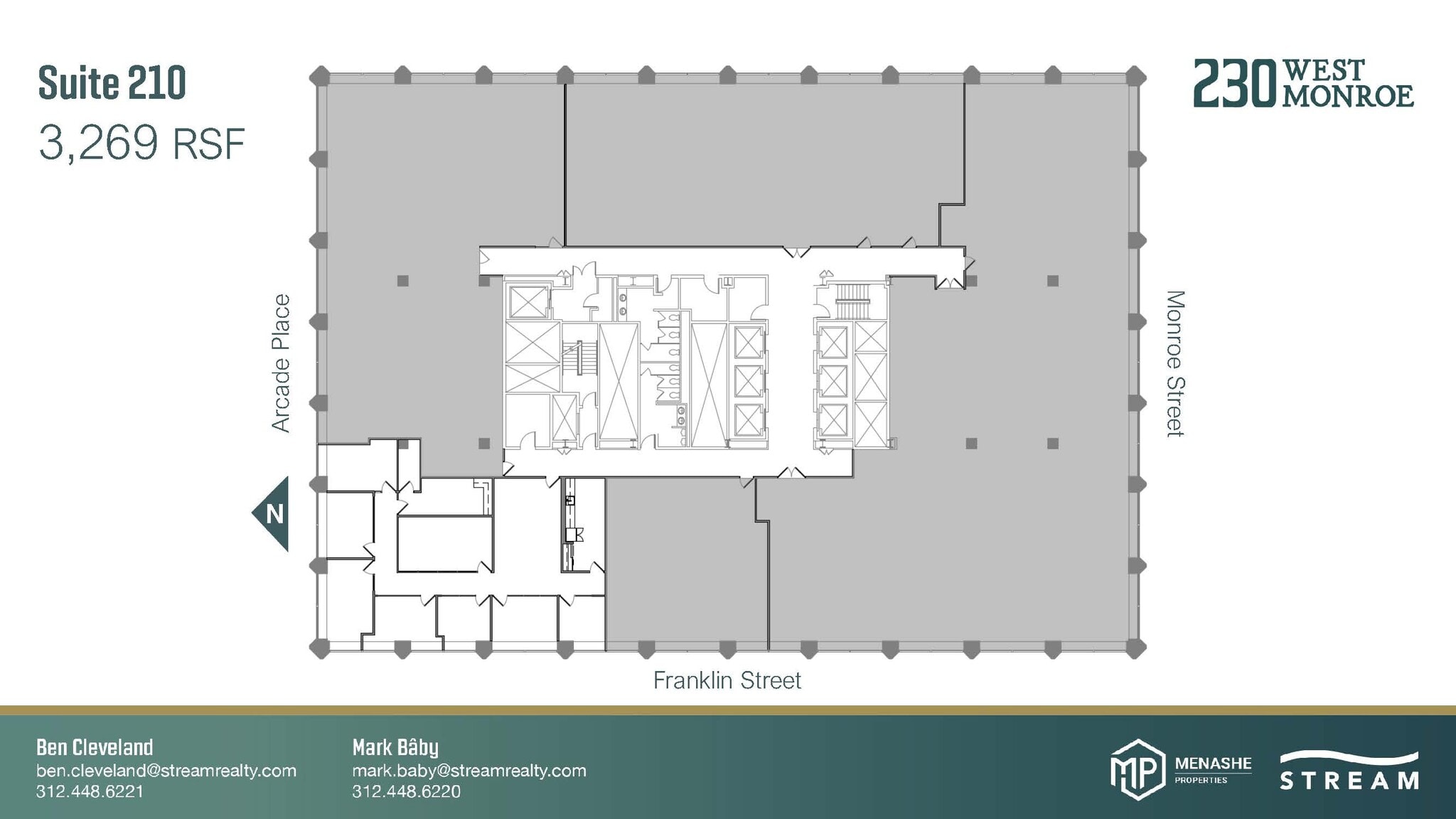 230 W Monroe St, Chicago, IL à louer Plan d’étage– Image 1 sur 1