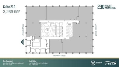 230 W Monroe St, Chicago, IL à louer Plan d’étage– Image 1 sur 1