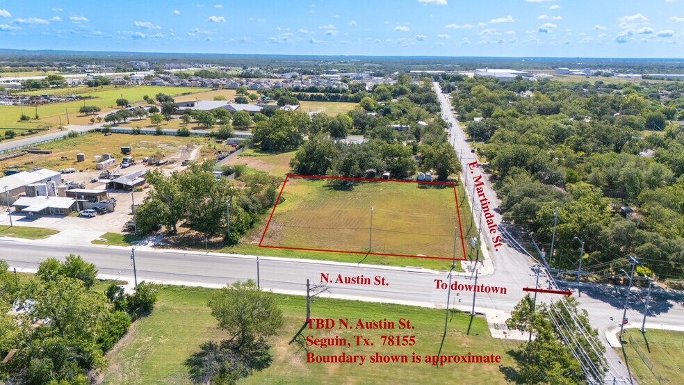 N Austin St & E Martindale St, Seguin, TX à vendre - Aérien – Image 2 sur 14