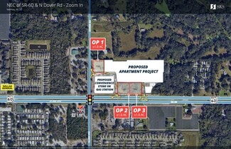 Plus de détails pour NEC of SR-60 & N. Dover Rd, Dover, FL - Terrain à louer