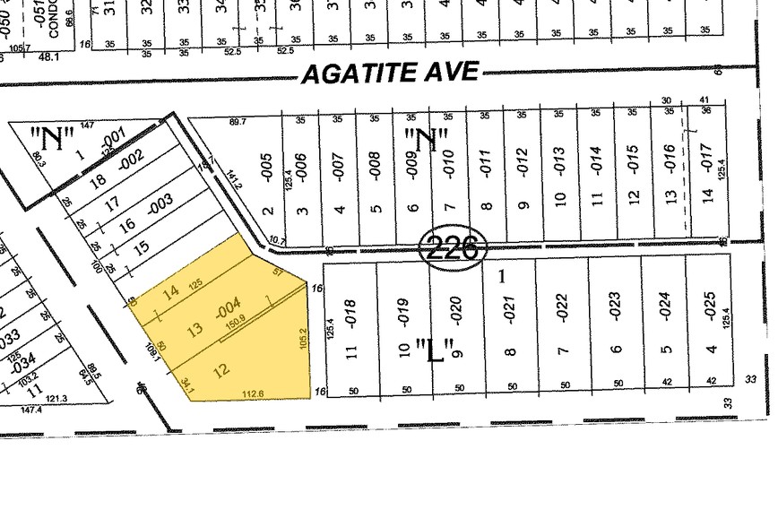 4401-4413 N Milwaukee Ave, Chicago, IL à louer - Plan cadastral – Image 3 sur 3