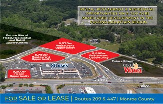 Plus de détails pour Route 209 & Music Center Dr, East Stroudsburg, PA - Local commercial à louer