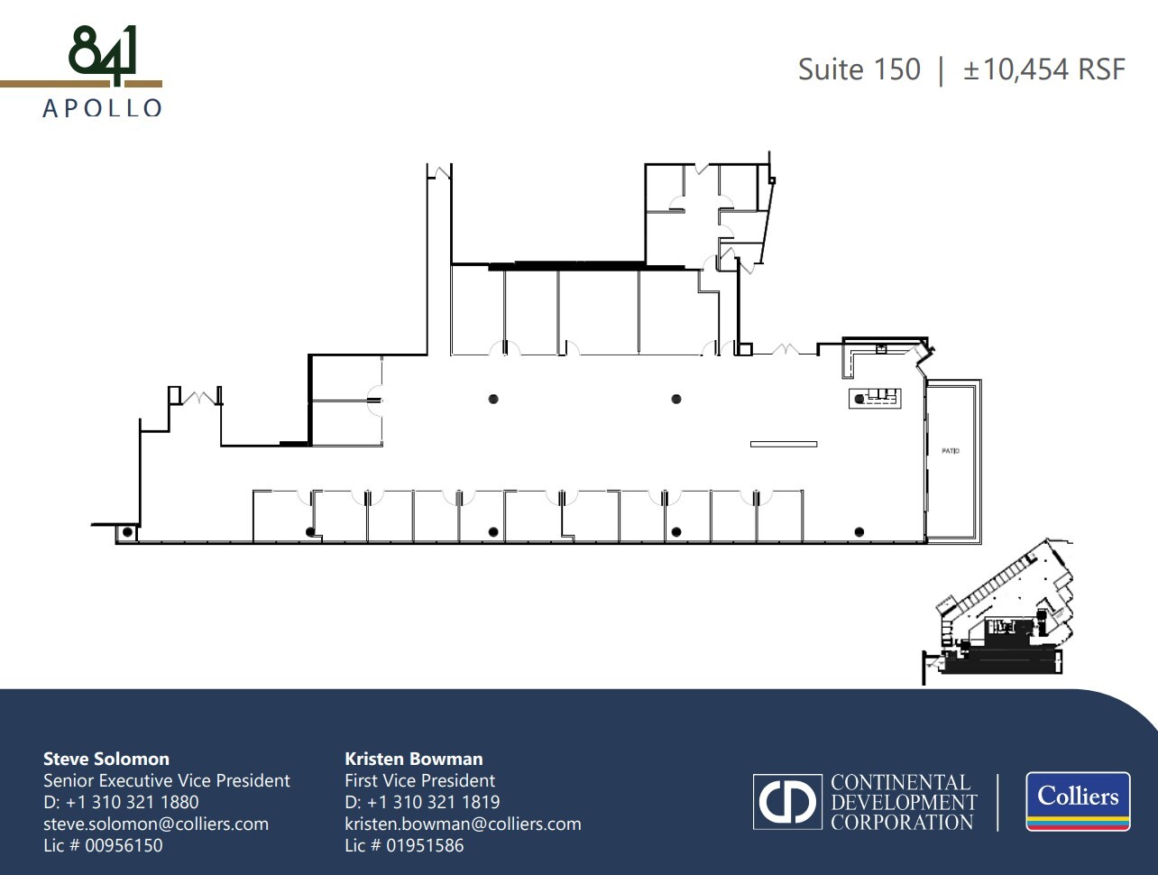 841 Apollo St, El Segundo, CA à louer Plan d’étage– Image 1 sur 1