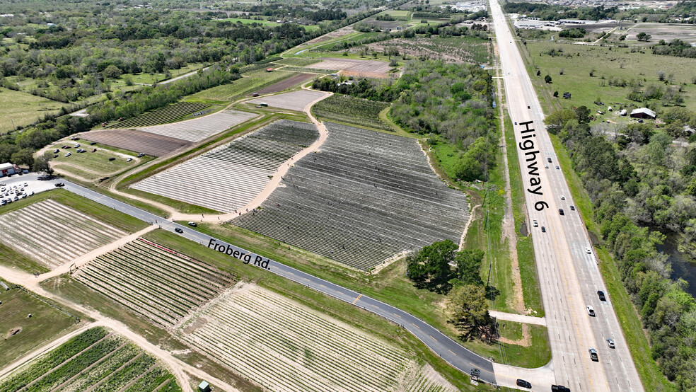 24702 Highway 6 @ Froberg St, Alvin, TX à vendre - Aérien – Image 1 sur 4