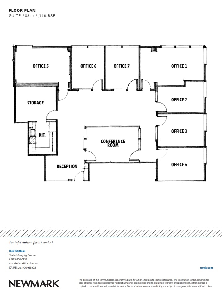 156 Diablo Rd, Danville, CA à louer Plan d’étage– Image 1 sur 1