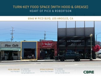 Plus de détails pour 8946-8948 W Pico Blvd, Los Angeles, CA - Local commercial à louer