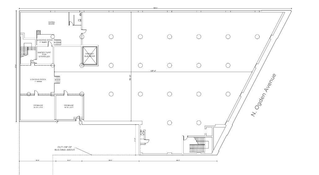 350 N Ogden Ave, Chicago, IL à louer Plan d’étage– Image 1 sur 4