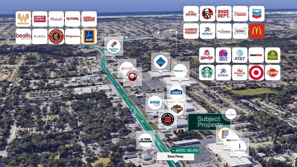 794 Beal Pky N, Fort Walton Beach, FL à vendre - Aérien – Image 2 sur 3