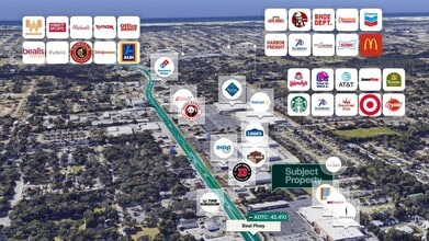 794 Beal Pky N, Fort Walton Beach, FL - VUE AÉRIENNE vue de carte - Image1