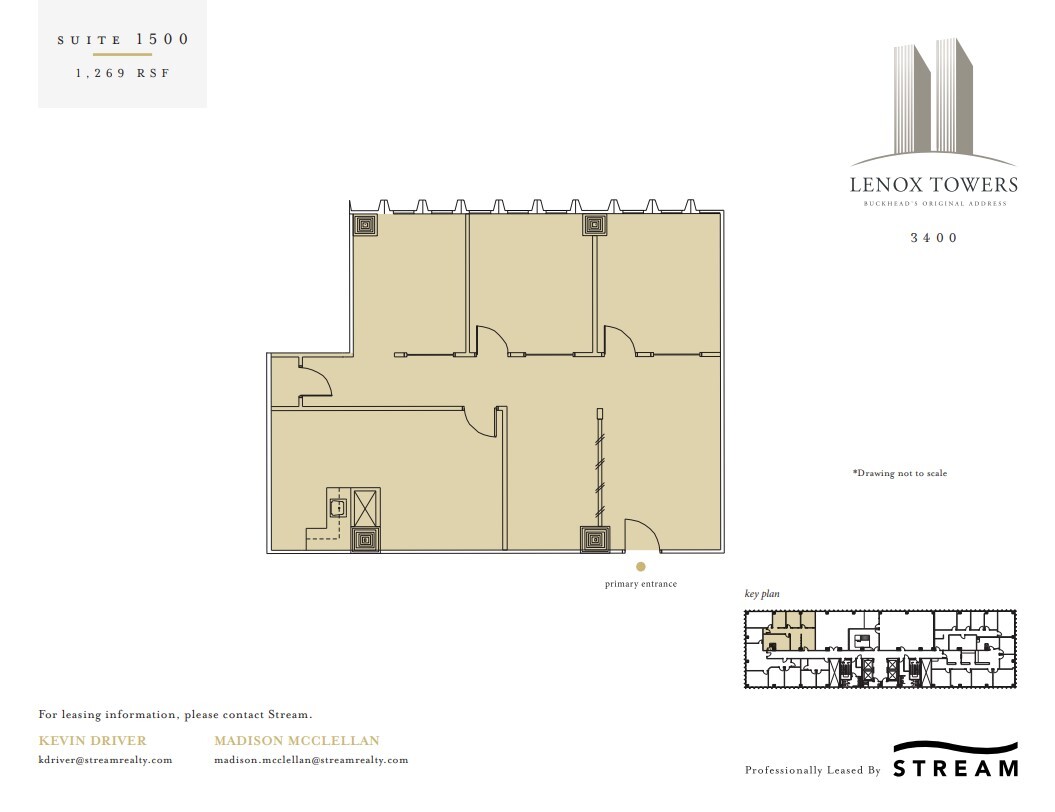 3400 Peachtree Rd NE, Atlanta, GA à louer Plan d’étage– Image 1 sur 1