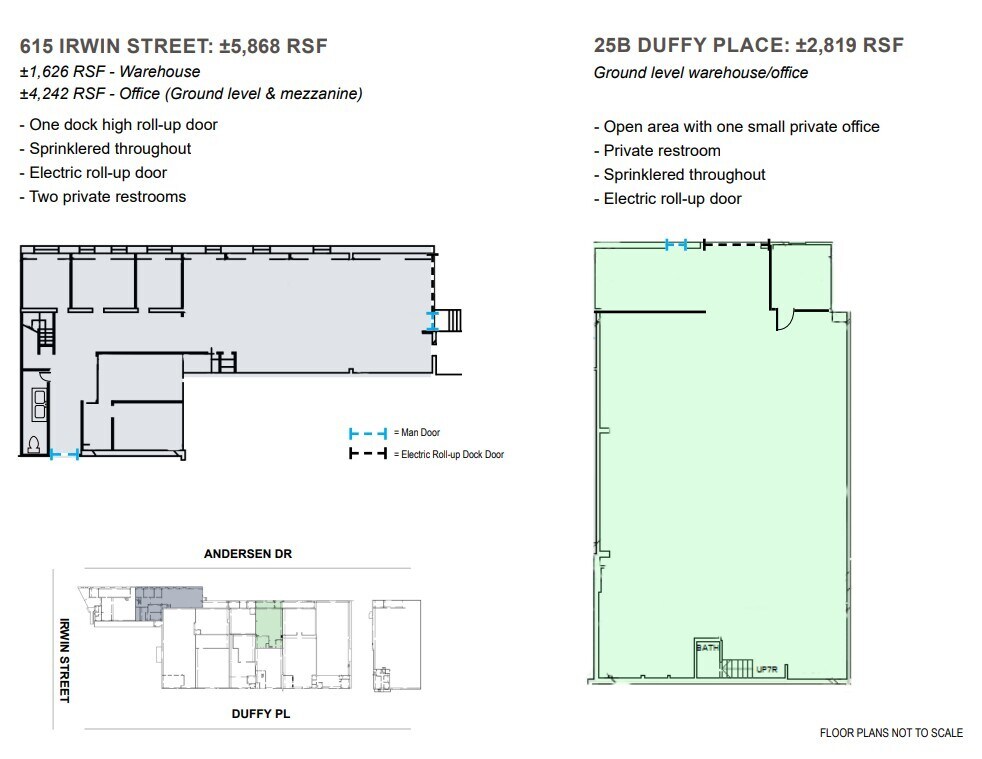 21-37 Duffy Pl, San Rafael, CA à louer Plan d’étage– Image 1 sur 1