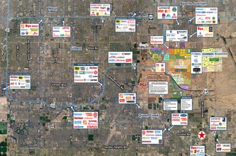NWC Ocotillo & Meridian, Queen Creek, AZ - VUE AÉRIENNE  vue de carte - Image1