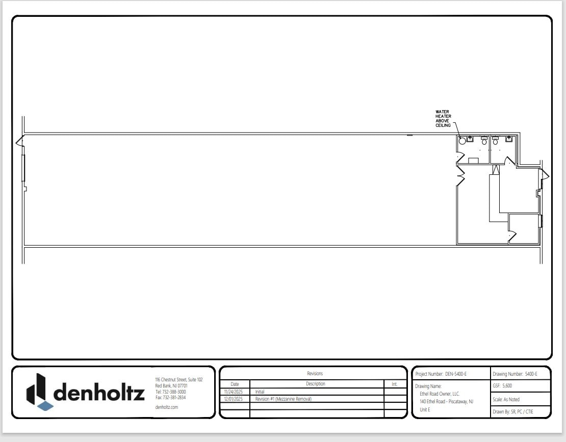 140 Ethel Rd W, Piscataway, NJ à louer Plan d’étage– Image 1 sur 1