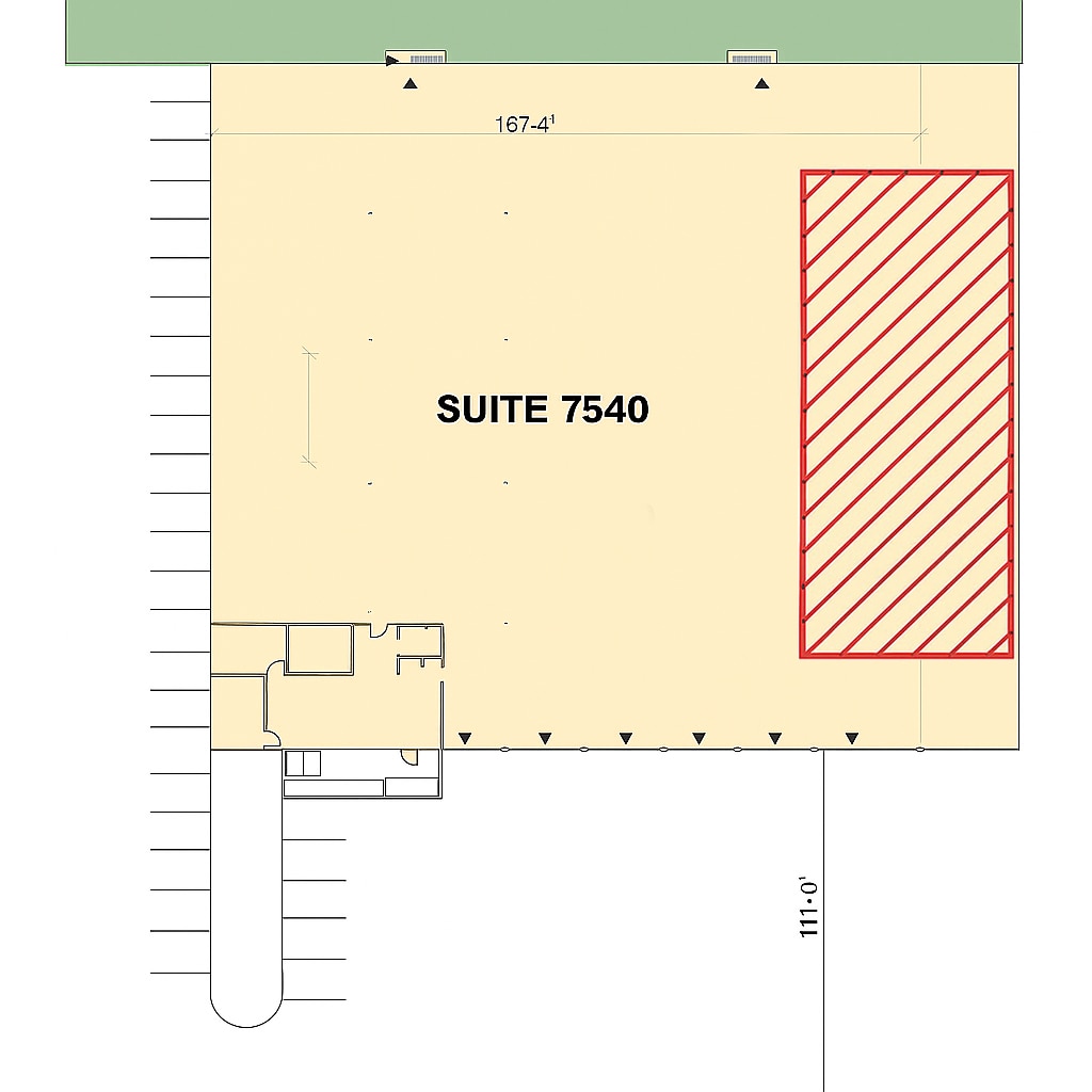 7510-7540 S Presidents Dr, Orlando, FL à louer Plan d’étage– Image 1 sur 1