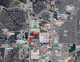 N Dallas Pky, Frisco, TX - Vue aérienne  vue de carte
