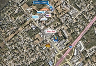 1025 Commercial Dr, Brunswick, GA - Vue aérienne vue de carte