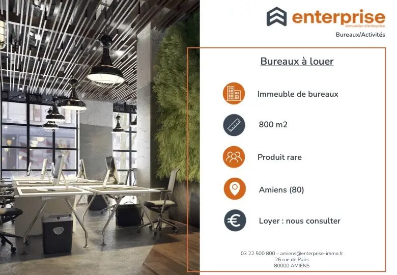 Bureau dans Amiens à louer Photo de l’immeuble– Image 1 sur 2