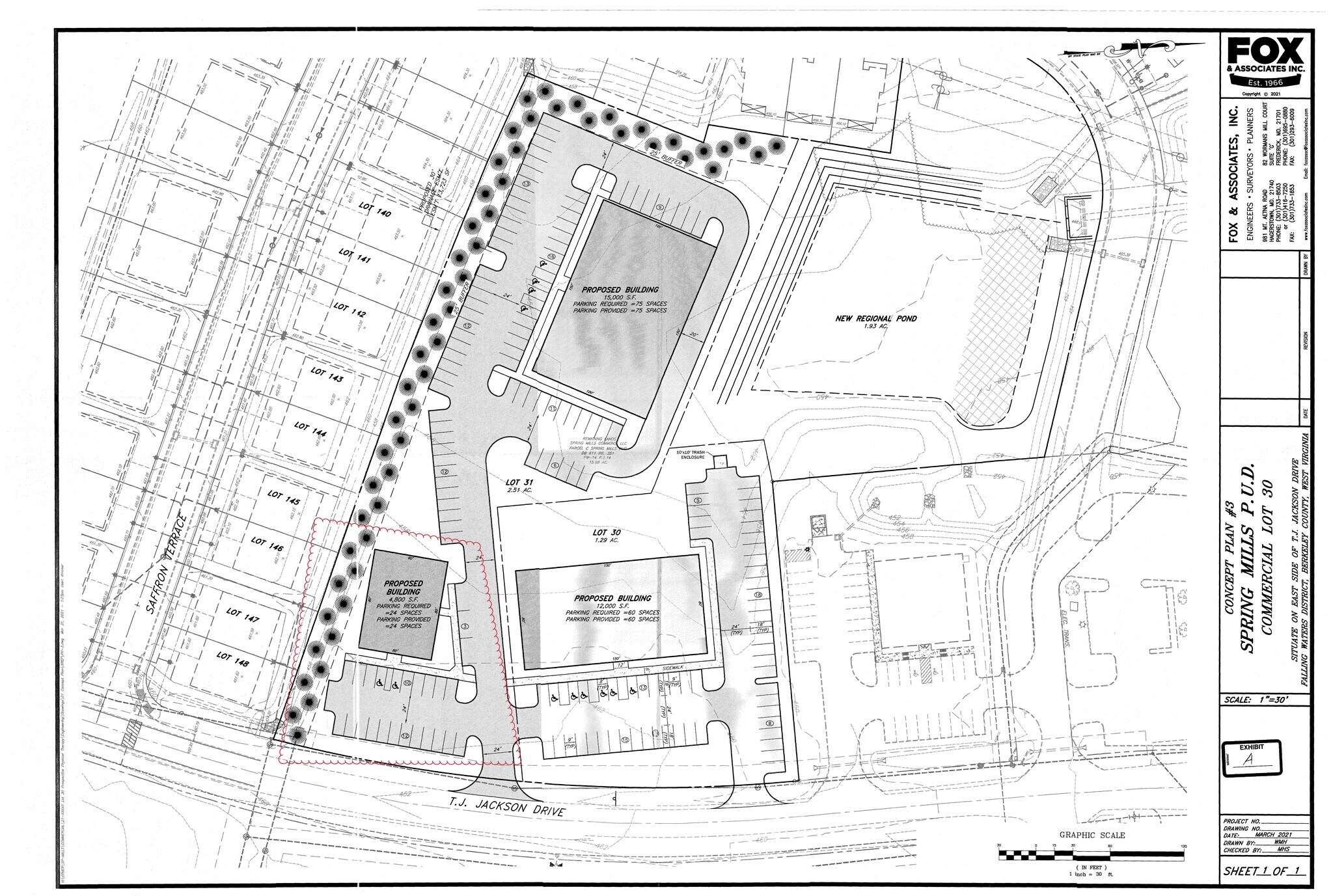 TJ Jackson Drive, Falling Waters, WV à vendre Plan de site– Image 1 sur 2