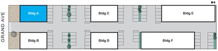 1376 E Grand Ave, Pomona, CA à louer Plan de site– Image 2 sur 2