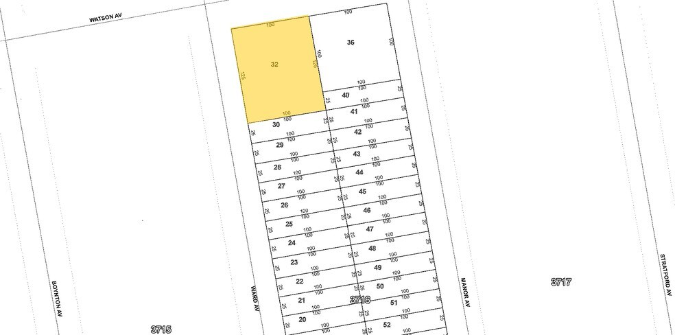 1566 Watson Ave, Bronx, NY à louer - Plan cadastral – Image 3 sur 5