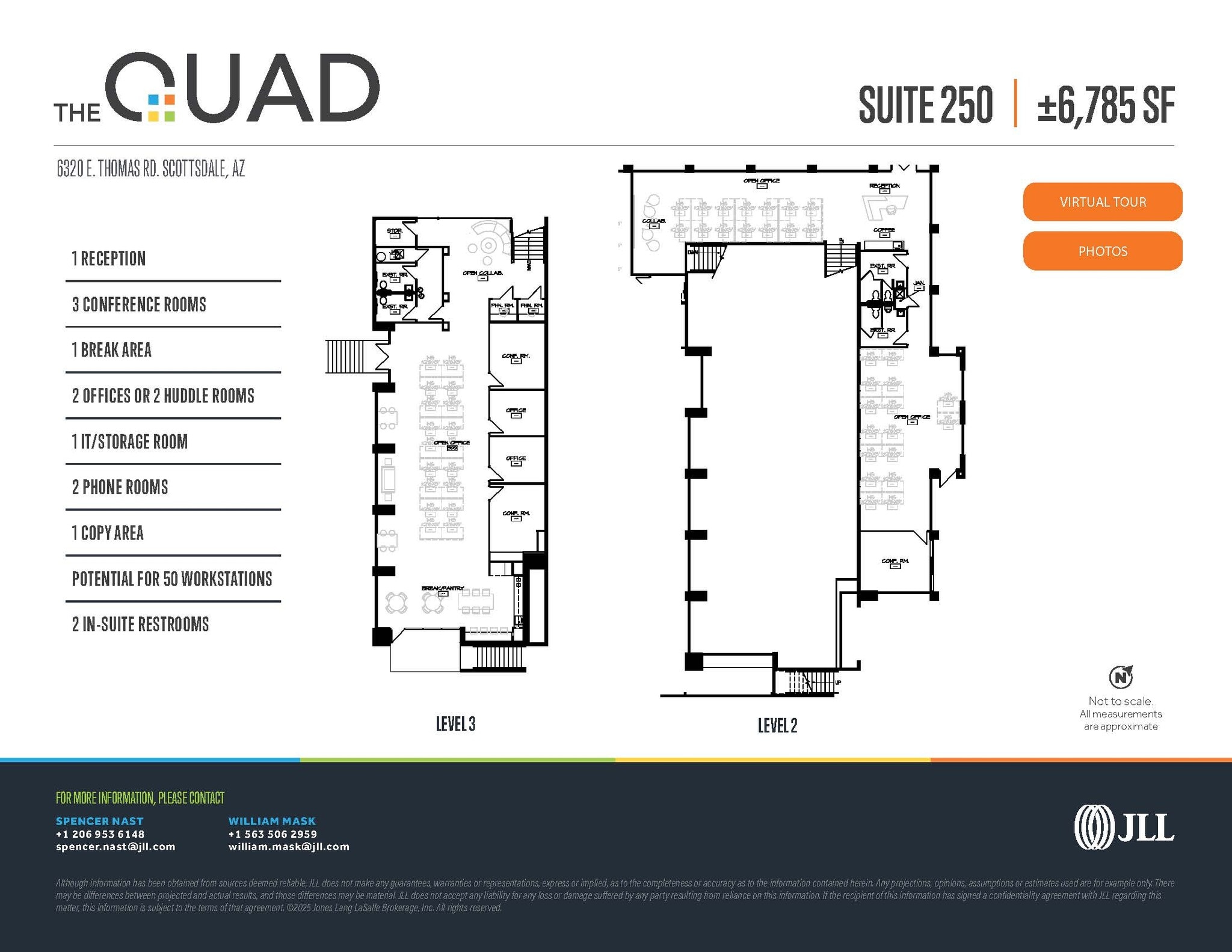 6320 E Thomas Rd, Scottsdale, AZ à louer Plan d’étage– Image 1 sur 6