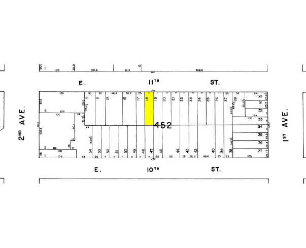 320 E 11th St, New York, NY à vendre - Plan cadastral – Image 3 sur 3