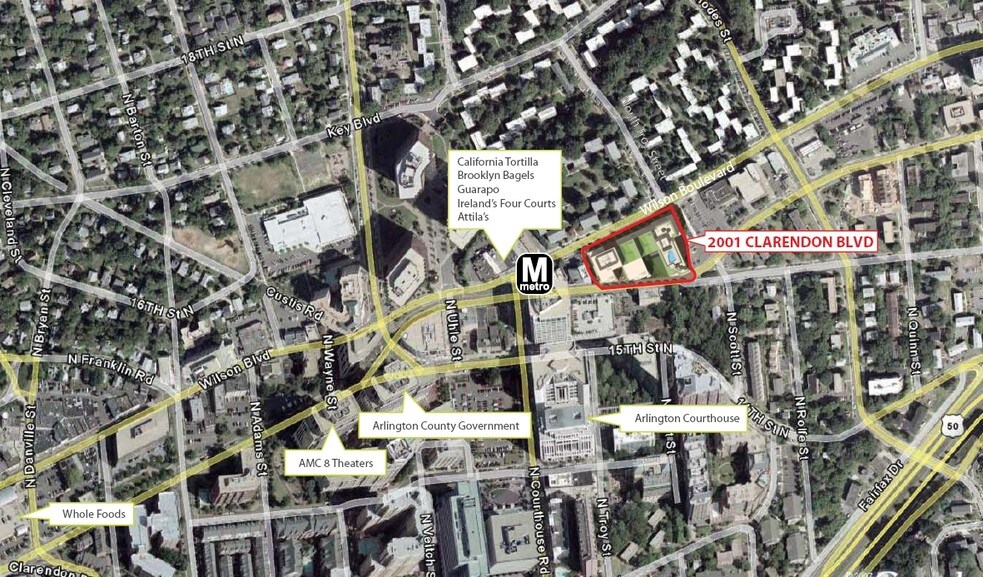 2001 Clarendon Blvd, Arlington, VA à louer - Aérien – Image 2 sur 113