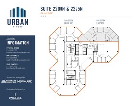 222 W Las Colinas Blvd, Irving, TX à louer Plan d’étage– Image 1 sur 1