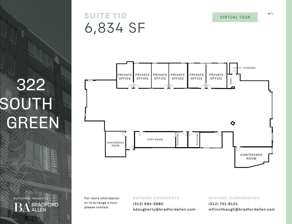322 S Green St, Chicago, IL à louer Plan d’étage– Image 1 sur 9
