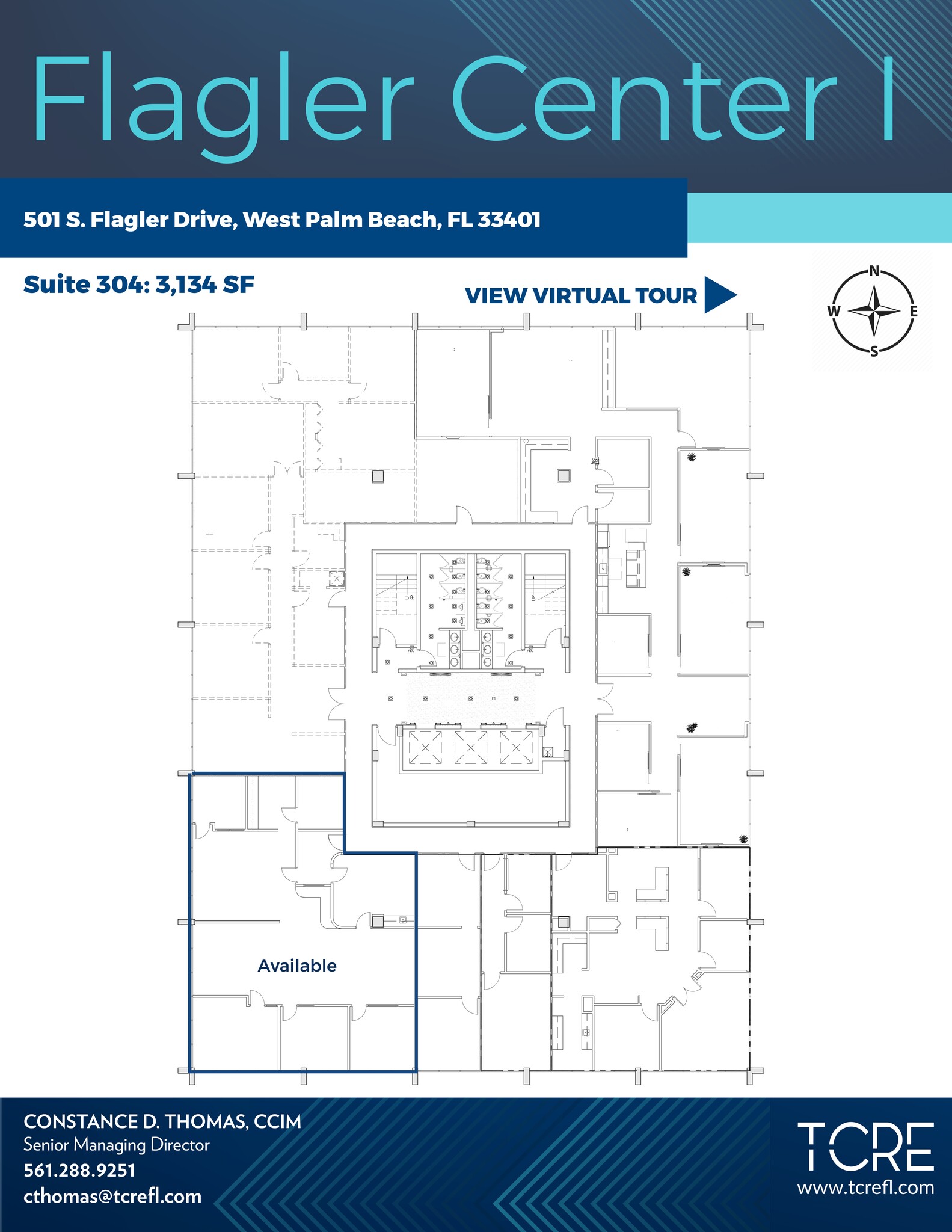 501 S Flagler Dr, West Palm Beach, FL à louer Plan de site– Image 1 sur 1