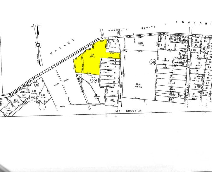 670 N Beers St, Holmdel, NJ à vendre - Plan cadastral – Image 2 sur 25