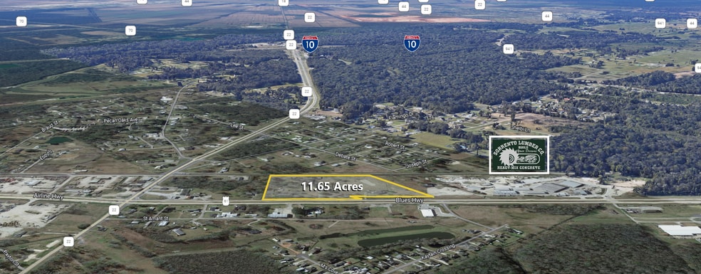 9355 Airline Hwy, Sorrento, LA à vendre - Aérien – Image 2 sur 3