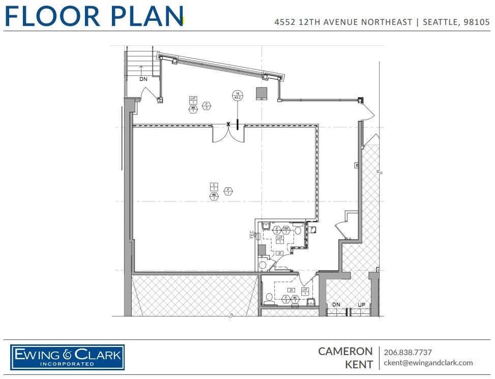 4535 12th Ave NE, Seattle, WA à louer Plan d’étage– Image 1 sur 4