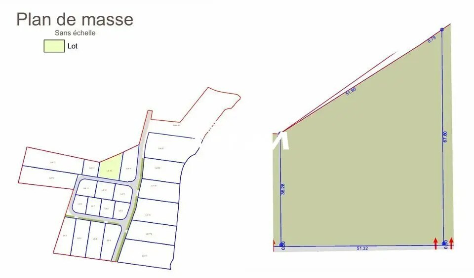 Terrain dans Bressols à vendre - Photo de l’immeuble – Image 3 sur 3