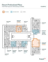 1100 N Palm Canyon Dr, Palm Springs, CA à louer Plan d’étage– Image 1 sur 1